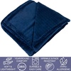 image:imageWaffle Knit Textured Throw Blanket Soft for Couch Sofa Twin Bed Kids Adults 50 x 60 Chenille Knit Blanket Boho Throw Blanket for Home Decor 250 GSM Navy BlueNavy Blue