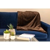 image:imageWaffle Knit Textured Throw Blanket Soft for Couch Sofa Twin Bed Kids Adults 50 x 60 Chenille Knit Blanket Boho Throw Blanket for Home Decor 250 GSM Navy BlueChocolate Brown