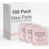 image:image100 Bulk Pads with Wings Individually Wrapped for Women Homeless Postpartum Hospitals Feminine Incontinence Menstruation Sanitary Pads for Women