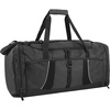 image:imageExtra Large 26 Inch 79 Liter Duffel Bag 48 Inch Long Shoulder Strap Reflective Piping for Travel Gym Sports Track Field Men Women in Navy BlueBlack