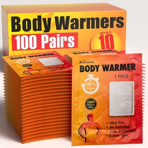 image:image100 Pack Bulk Hand Warmers Bulk Foot Warmers Bulk Body Warmers for 810 Hours of Natural HeatBody Warmers