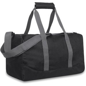 image:image30 Liter 17 Inch Canvas Duffle Bags for Men and Women  Travel Weekender Overnight CarryOn Shoulder Duffel Tote Bags GreyBlack