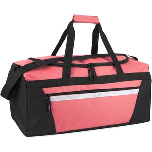 image:image40 Liter 22 Inch Reflective Duffle Bag with Shoulder Strap for Men Women TravelPink