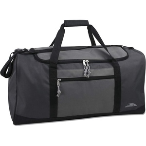 image:image55 Liter 24 Inch Lightweight Canvas Duffle Bags for Men amp Women For Traveling the Gym and as Sports Equipment BagOrganizer Grey 3