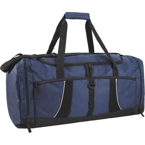 image:imageExtra Large 26 Inch 79 Liter Duffel Bag 48 Inch Long Shoulder Strap Reflective Piping for Travel Gym Sports Track Field Men Women in Navy BlueNavy Blue