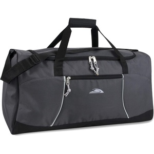 image:imageLightweight Canvas Duffle Bags for Men amp Women For Traveling the Gym and as Sports Equipment BagOrganizerGrey 1