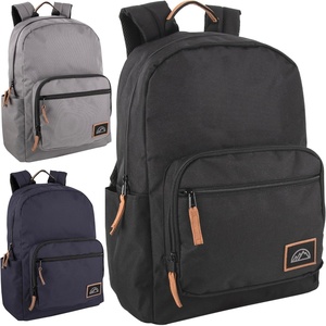 image:imageSummit Ridge 18 Inch Laptop Backpacks 24 Pack Multipocket Vegan Leather Trim for Commute Travel24 Pack Assorted Colors