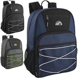image:imageTrail maker 24 Pack Multipocket 17 Inch Bungee Cord Sport Backpacks for Travel Commute24 Pack Classic Assorted Colors