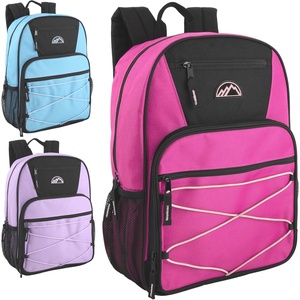 image:imageTrail maker 24 Pack Multipocket 17 Inch Bungee Cord Sport Backpacks for Travel Commute24 Pack Pastel Colors