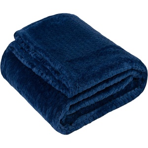image:imageWaffle Knit Textured Throw Blanket Soft for Couch Sofa Twin Bed Kids Adults 50 x 60 Chenille Knit Blanket Boho Throw Blanket for Home Decor 250 GSM Navy BlueNavy Blue