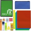 image:imageSchool Supplies Kit for Girls Boys Back to School Supplies Bundle Pack 30 Piece School Supply Box Set for Kids Kindergarten Elementary K8 Includes Notebook Folders Pens Pencils and More