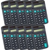 image:imageTrail Maker 100 Pack Bulk Solar Calculators for Students amp Kids Basic 4 Function Pocket Math Calculators for Elementary Middle amp High School Classroom Supplies Black