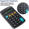image:imageTrail Maker 100 Pack Bulk Solar Calculators for Students amp Kids Basic 4 Function Pocket Math Calculators for Elementary Middle amp High School Classroom Supplies Black