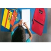image:imageTrail maker Backpack with School Supplies for Kids  20 Piece Back to School Supplies with 17 Backpack BlackRed Pack