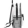 image:imageTrail maker Clear Backpack Heavy Duty with Padded Straps Side Pockets for Kids Boys Girls School Stadium Approved EventsBlack