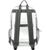 image:imageTrail maker Clear Backpack Heavy Duty with Padded Straps Side Pockets for Kids Boys Girls School Stadium Approved EventsGray