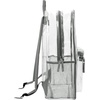 image:imageTrail maker Clear Backpack Heavy Duty with Padded Straps Side Pockets for Kids Boys Girls School Stadium Approved EventsGray