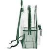image:imageTrail maker Clear Backpack Heavy Duty with Padded Straps Side Pockets for Kids Boys Girls School Stadium Approved EventsGreen