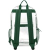 image:imageTrail maker Clear Backpack Heavy Duty with Padded Straps Side Pockets for Kids Boys Girls School Stadium Approved EventsGreen