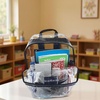 image:imageTrail maker Clear Backpack Heavy Duty with Padded Straps Side Pockets for Kids Boys Girls School Stadium Approved EventsNavy