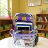 image:imageTrail maker Clear Backpack Heavy Duty with Padded Straps Side Pockets for Kids Boys Girls School Stadium Approved EventsPurple