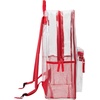 image:imageTrail maker Clear Backpack Heavy Duty with Padded Straps Side Pockets for Kids Boys Girls School Stadium Approved EventsRed