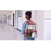 image:imageTrail maker Clear Backpack Heavy Duty with Padded Straps Side Pockets for Kids Boys Girls School Stadium Approved EventsRed