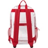 image:imageTrail maker Clear Backpack Heavy Duty with Padded Straps Side Pockets for Kids Boys Girls School Stadium Approved EventsRed