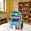 image:imageTrail maker Clear Backpack Heavy Duty with Padded Straps Side Pockets for Kids Boys Girls School Stadium Approved EventsTurquoise