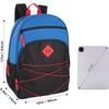 image:imageTrail maker Kids Backpacks with School Supplies for Boys Girls  20 Piece Back to School Supplies Set with 17 Bungee Backpack Red amp BlackBlue  Black
