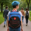 image:imageTrail maker Kids Backpacks with School Supplies for Boys Girls  20 Piece Back to School Supplies Set with 17 Bungee Backpack Red amp BlackBlue  Black