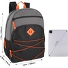 image:imageTrail maker Kids Backpacks with School Supplies for Boys Girls  20 Piece Back to School Supplies Set with 17 Bungee Backpack Red amp BlackGrey  Black
