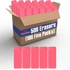 image:imageTrailmaker 500 Pack Pink Bevel Erasers for Kids amp Students Large Latex Free Pencil Erasers Bulk School Supplies with 100 Individually Packed 5Packs for Classroom Teachers amp School Drives500 Erasers