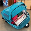 image:imageTransparent Mesh Backpacks for School Kids Beach Travel  Mesh See Through Backpack with Padded Straps LargeLight Blue