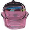 image:imageTransparent Mesh Backpacks for School Kids Beach Travel  Mesh See Through Backpack with Padded Straps LargePink