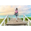 image:imageTransparent Mesh Backpacks for School Kids Beach Travel  Mesh See Through Backpack with Padded Straps LargePink