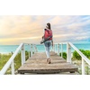 image:imageTransparent Mesh Backpacks for School Kids Beach Travel  Mesh See Through Backpack with Padded Straps LargeRed