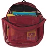 image:imageTransparent Mesh Backpacks for School Kids Beach Travel  Mesh See Through Backpack with Padded Straps LargeRed