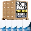 image:imageTrail Maker 50 Pack Bulk Filler Paper Wide Ruled 8 x 1012 Inch Wide Ruled Paper 3 Hole Punch Loose Leaf Notebook Paper for 3 Ring Binders 5000 sheets totalWide Ruled