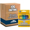 image:imageTrail maker 12 Pack Bright Wax Coloring Crayons in Bulk Wholesale Packaging  10 Per Box 120 Crayons totalMulticolor 12 Pack