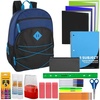 image:imageTrail maker Kids Backpacks with School Supplies for Boys Girls  20 Piece Back to School Supplies Set with 17 Bungee Backpack Red amp BlackNavy  Black