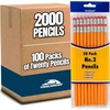 image:imageTrail maker Wood Cased 2 HB Pencils  500 Unsharpened Yellow Pencils in Bulk for School Office 100 5Packs2000 Pencils