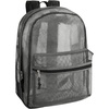 image:imageTransparent Mesh Backpacks for School Kids Beach Travel  Mesh See Through Backpack with Padded Straps LargeGrey