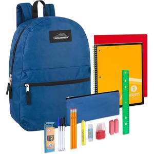 image:imageTrail maker Backpack with School Supplies for Kids  20 Piece Back to School Supplies with 17 Backpack BlackNavy Pack
