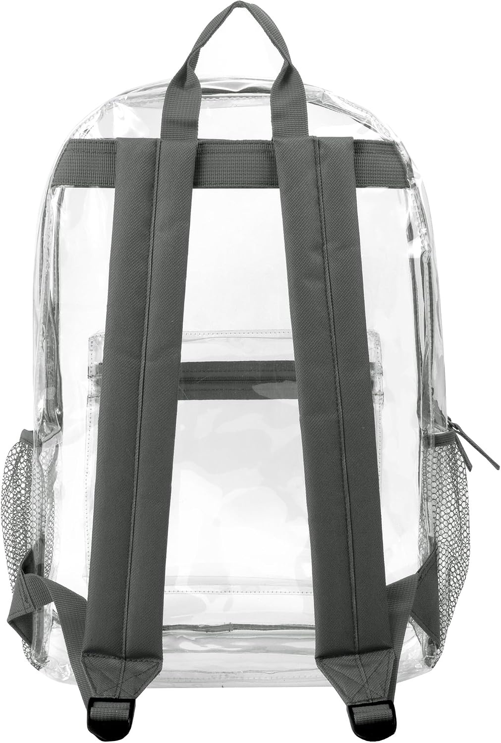 image:imageTrail maker Bulk Clear Backpacks Wholesale for School 24 Pack Clear Backpacks for Boys Girls School Stadium Travel Assorted Colors PackGrey Pack