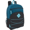 image:imageAdventure Trails 24 Pack Bulk Backpacks Wholesale for Homeless Men Women Donation  17 Inch Dual Compartment Bungee Backpacks with Pockets Dark Colors PackDark Colors Pack