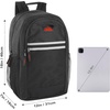 image:imageSummit Ridge 24 Pack Bulk Reflective Backpacks Wholesale for College Men Women Homeless Adults Female Colors PackAll Black Pack