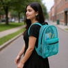 image:imageSummit Ridge Mesh Backpacks for Kids Adults School Beach and Travel Colorful Transparent Mesh Backpacks with Padded StrapsAqua