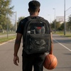 image:imageSummit Ridge Mesh Backpacks for Kids Adults School Beach and Travel Colorful Transparent Mesh Backpacks with Padded StrapsBlack