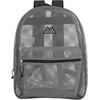 image:imageSummit Ridge Mesh Backpacks for Kids Adults School Beach and Travel Colorful Transparent Mesh Backpacks with Padded StrapsGrey